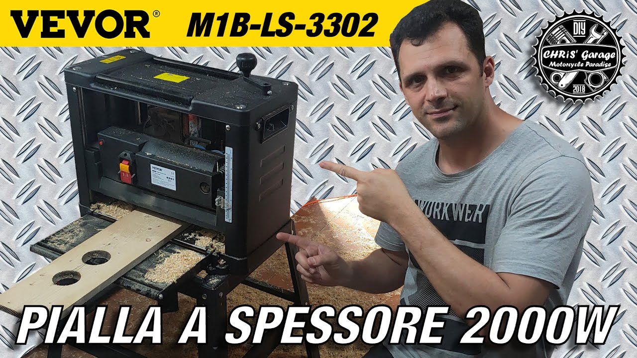 VEVOR PIALLA A SPESSORE 2000W M1B-LS-3302 Recensione e Test