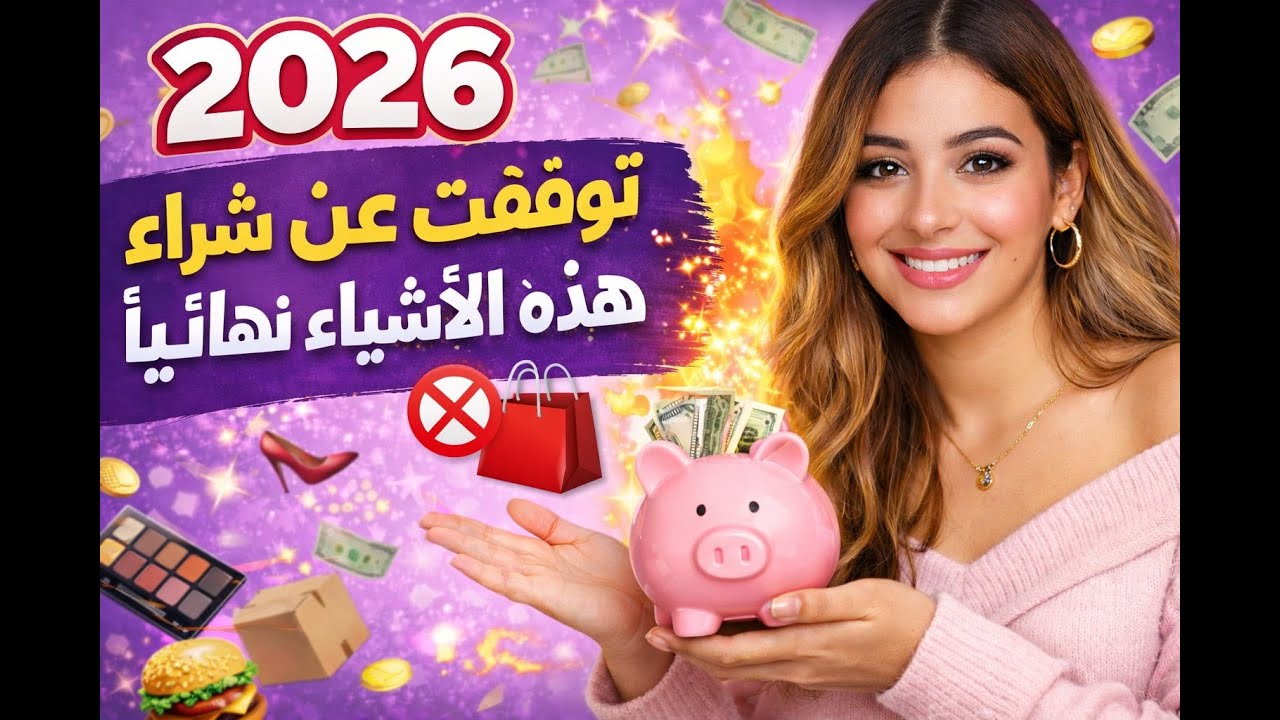 لسنة 2026: توقفتُ عن شراء هذه الأشياء نهائيًا ❌🛍️هذه المشتريات كانت تسرق أموالي 💸⚠️