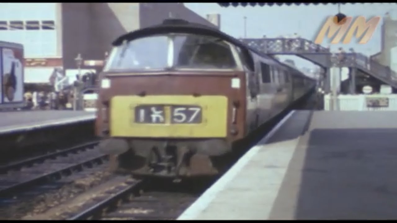 Paignton and Buckfast Abbey England early 1970s old cine film 033