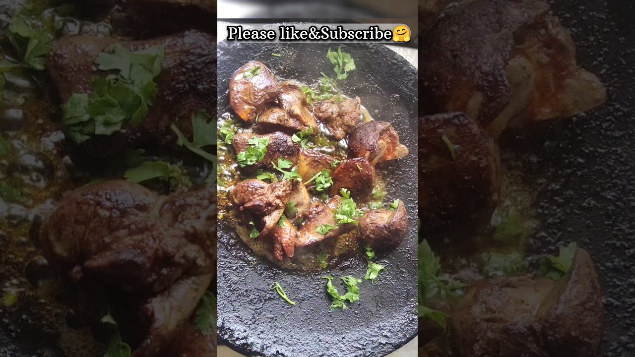 Simple Chicken Liver Fry Recipe#shorts #youtubeshorts