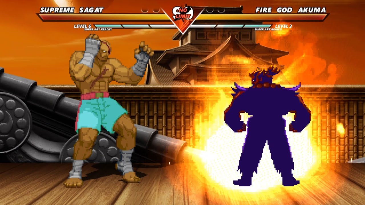 SUPREME SAGAT vs FIRE GOD AKUMA - The most epic fight ❗🔥