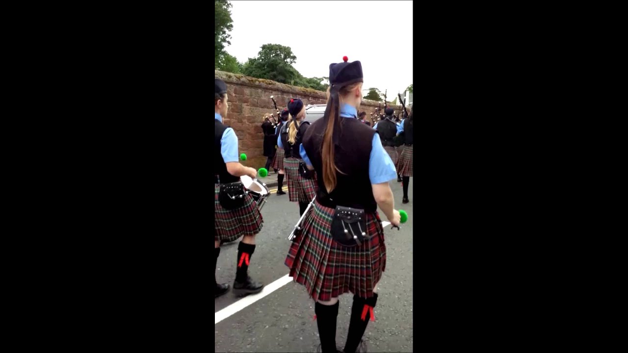 96 th Highlanders in North Berwick, Scotland Aug 2013