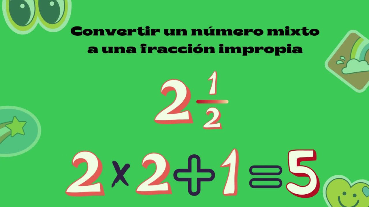 ¿Qué son las fracciones impropias y los números mixtos?