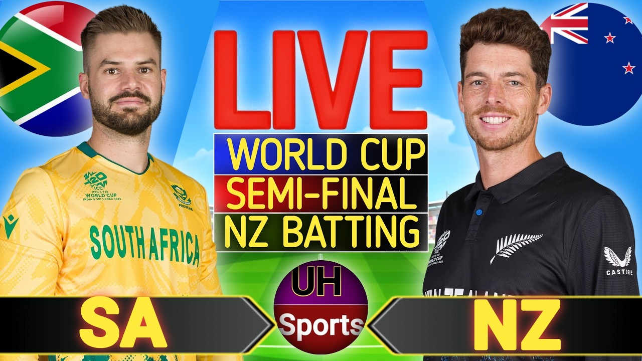 🔴NZ vs SA T20 Live Cricket Match Today, WC T20 2026 Cricket Live Match Today Scores, NZ BAT Last ovs