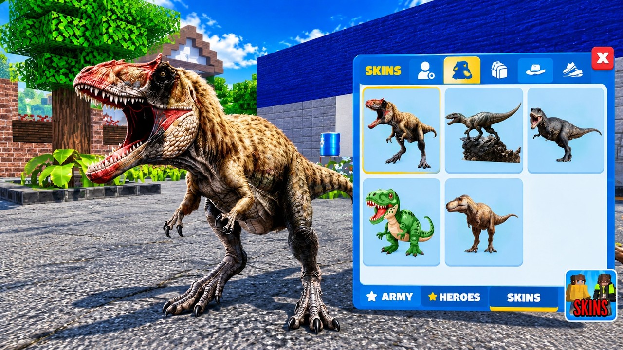 School Party Craft | ALL NEW DINOSAURS UNLOCKED! 🦖 INSANE T-REX UPDATE 😱🔥