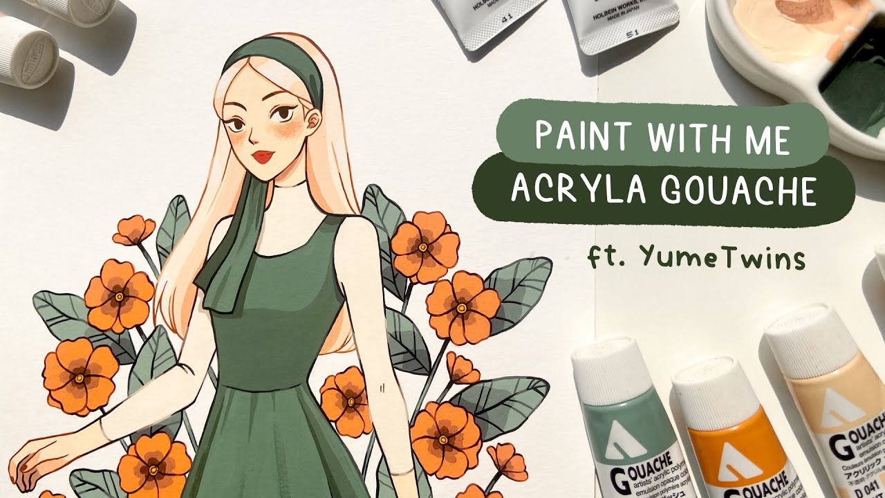 🪐 Holbein Acryla Gouache Illustration 