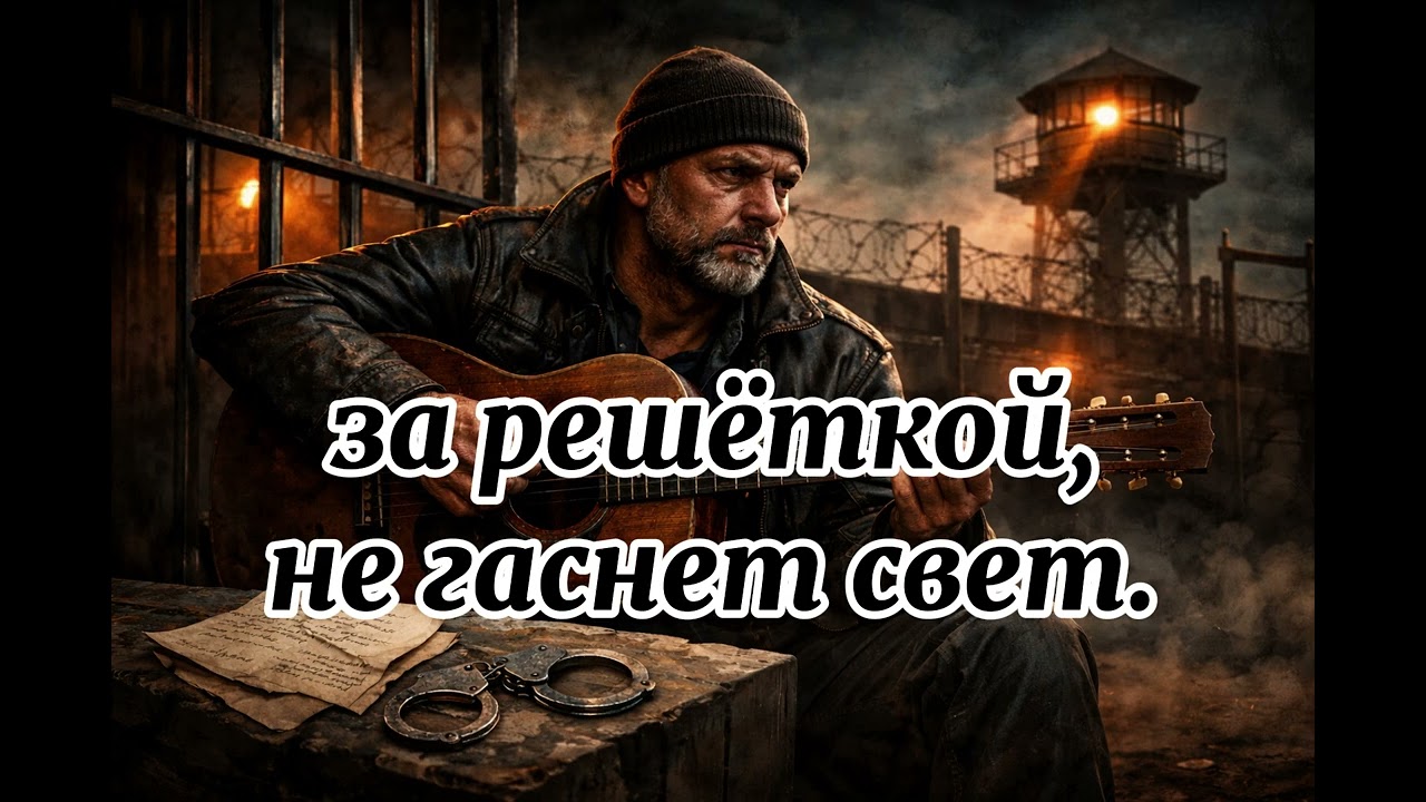 За решёткой можно закрыть тело, но нельзя погасить свет в душе #шансон #тюремныйшансон #душа