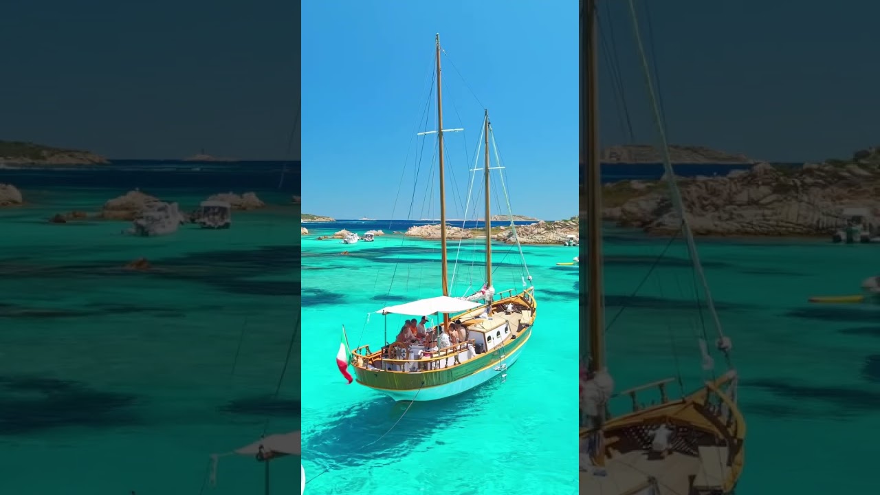 Chill moments with Veliero d&rsquo;Epoca Vittoria in La Maddalena archipelago #sardinia #sardegna