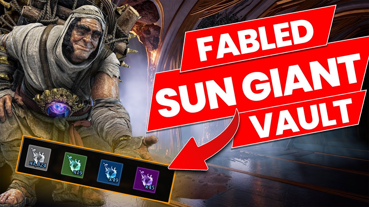 Nightingale - The FABLED Sun Giant Vault Boss Fight