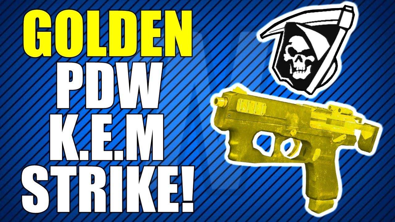 COD Ghosts: Gold PDW Pistol KEM Strike! (KEM Strike Saturday)