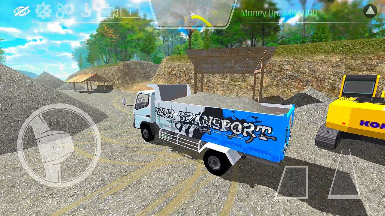ES Truck Simulator ID | Dump Truk Angkut Pasir #3