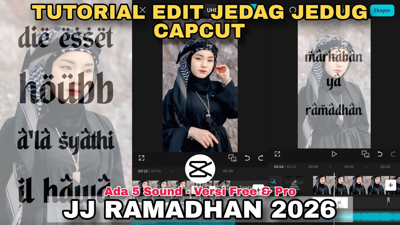 Tutorial Edit Jedag Jedug Capcut JJ RAMADHAN 2026 