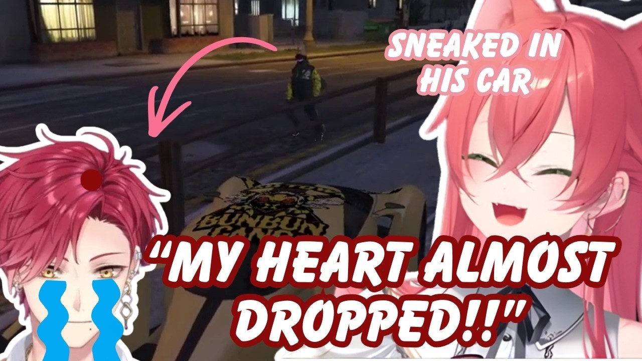 Uouo couldn't catch HaYun so she pranked him instead【Eng Sub】【GTA5 MADTOWN (β)】