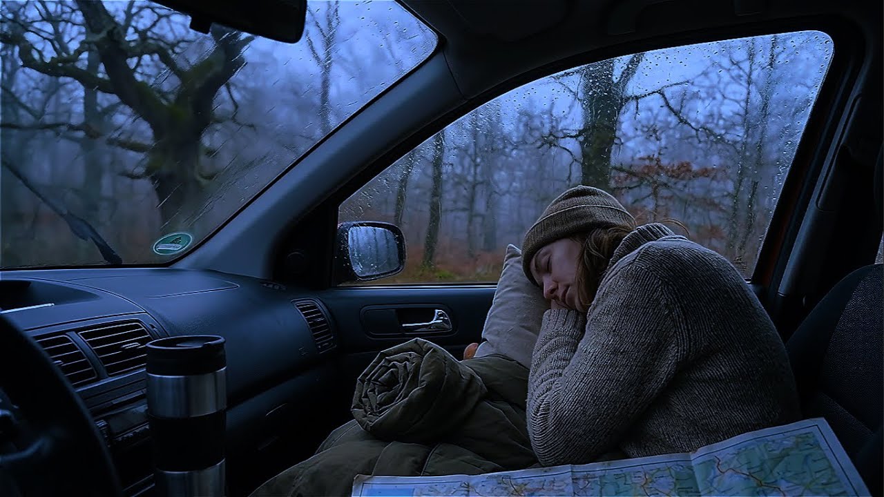 Ambiance pluie forte et tonnerre naturel pour soulager le stress et bien dormir
