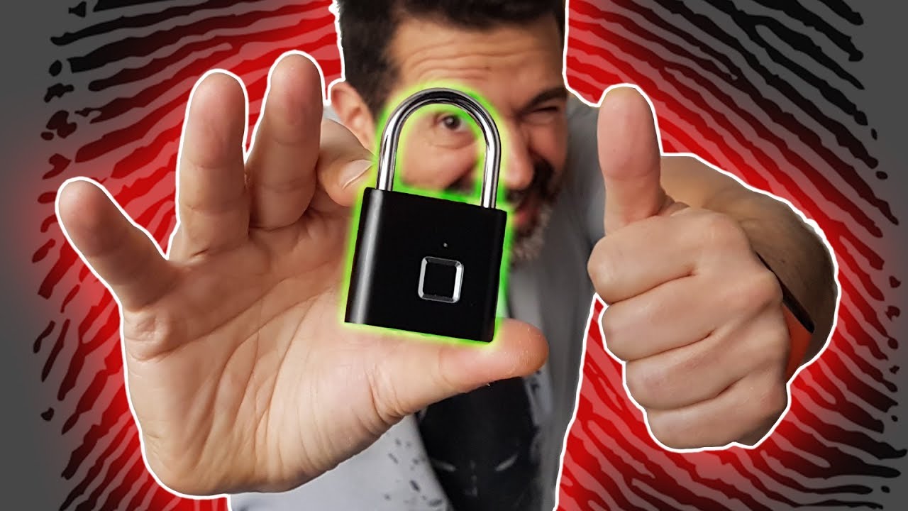 CANDADO con HUELLA DACTILAR!! Fingerprint Smart Padlock