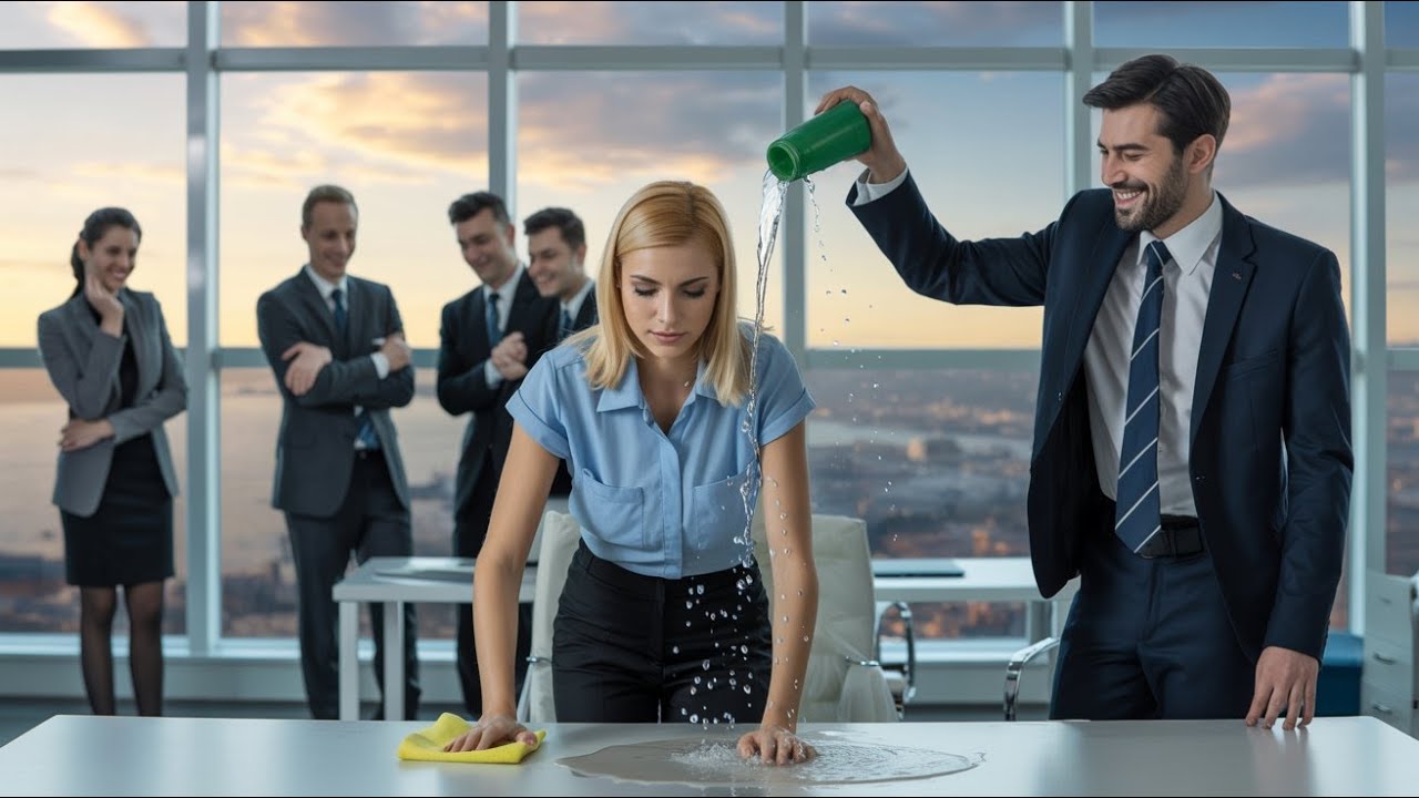 La hija del director se hace pasar por limpiadora... lo que le hace el personal la deja en shock