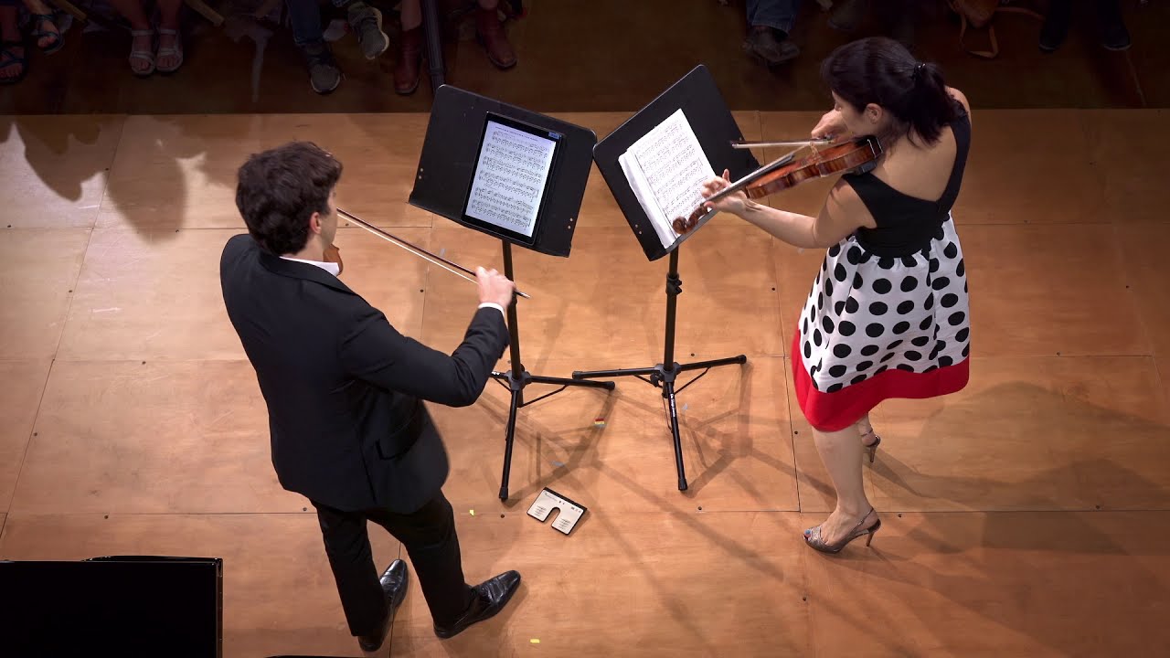 Bartók: from 44 Duos for Two Violins, Sz. 98 No. 36: Bagpipes - Frautschi & Beilman