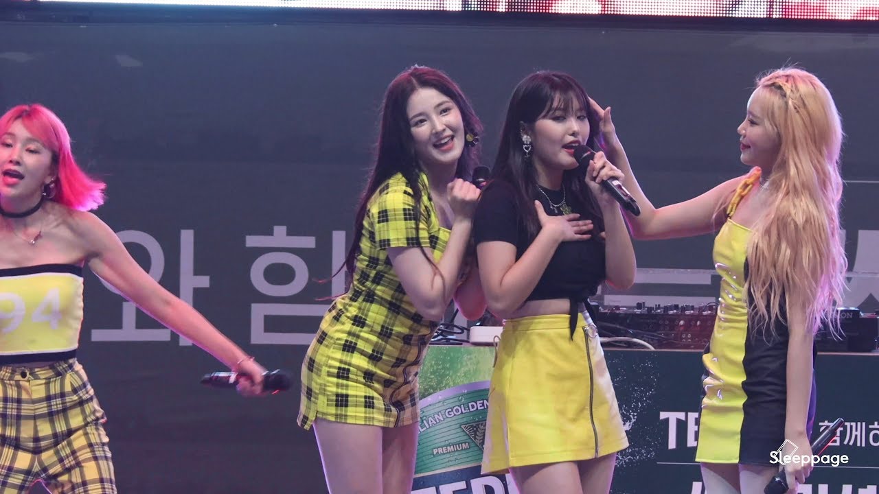[4K] 190726 모모랜드 MOMOLAND 어마어마해 WONDERFUL LOVE 낸시 NANCY @ OCEAN WORLD By Sleeppage