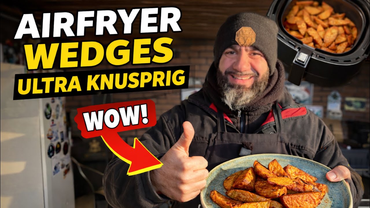 Besser als gekauft! 😍 Die knusprigsten Kartoffelspalten aus dem Airfryer 