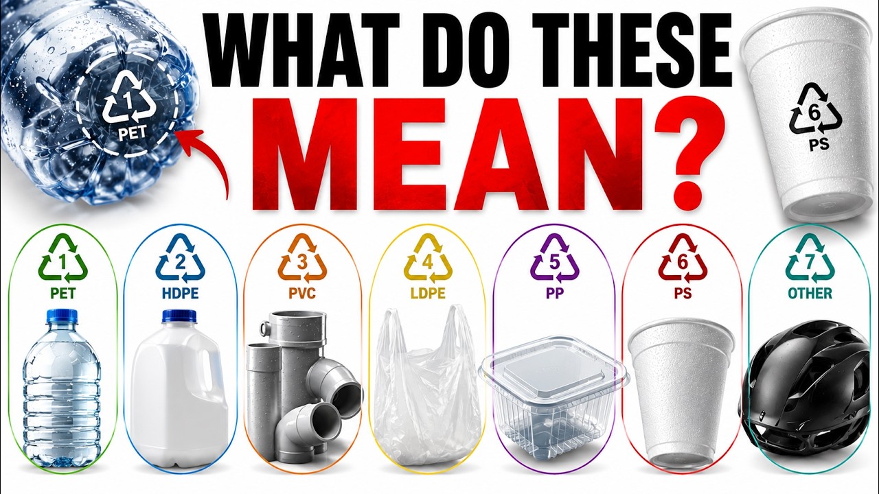 Every Type of Plastic Explained (What the Numbers Mean)