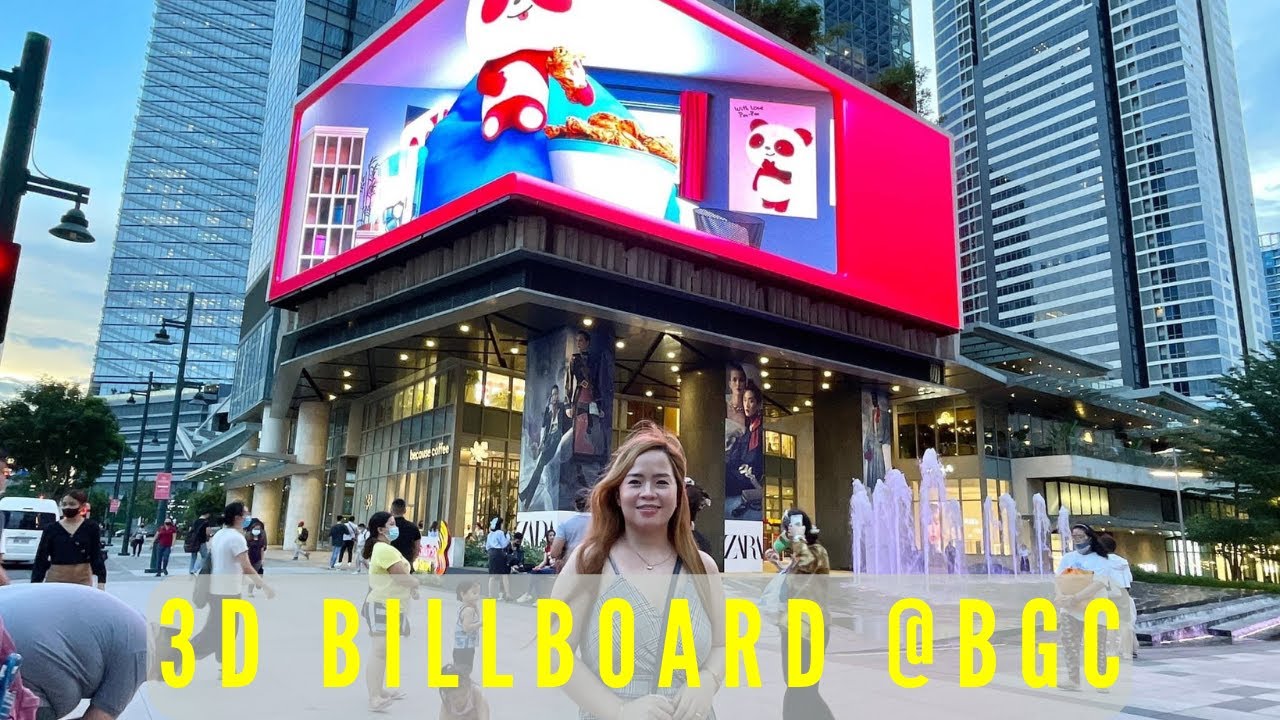 3D BILLBOARD @BGC TAGUIG | WALKING