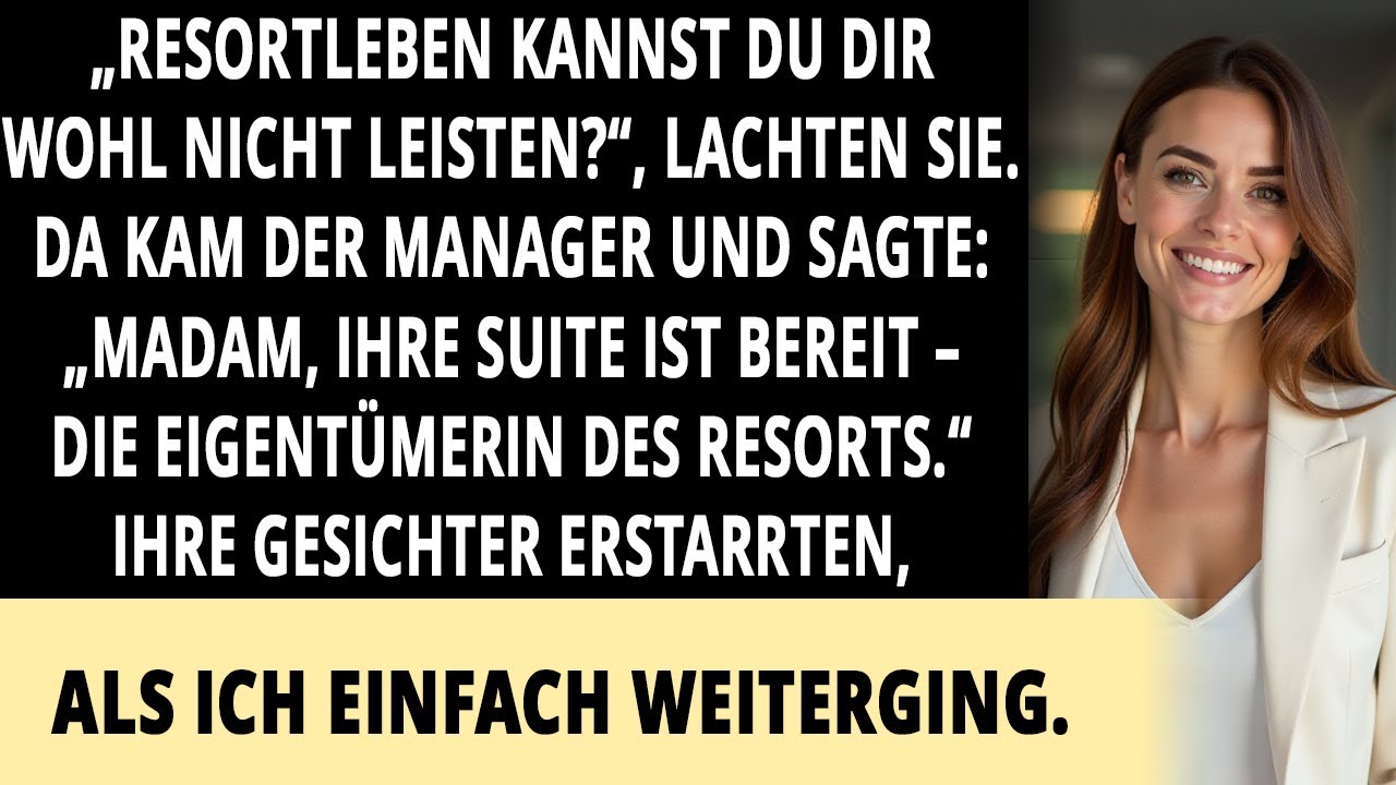 AUF DER HOCHZEIT NANNTEN SIE MICH DIE ARME COUSINE BIS DER MANAGER MICH ALS EIGENTÜMERIN VORSTELLTE.