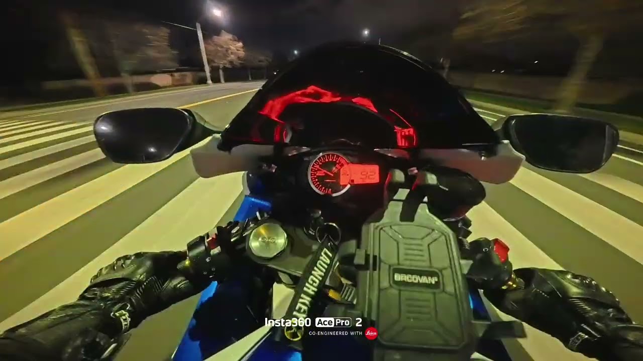 Night ride gsxr600