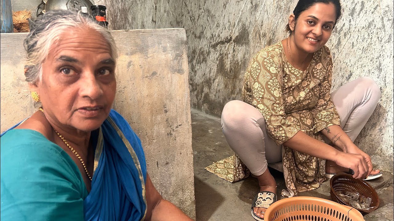 അമ്മ പോയി😟 കൊഞ്ചു മാങ്ങാ കറി എല്ലാം വച്ചു തന്നിട്ട് പോയി #sreekutty #motherinlaw