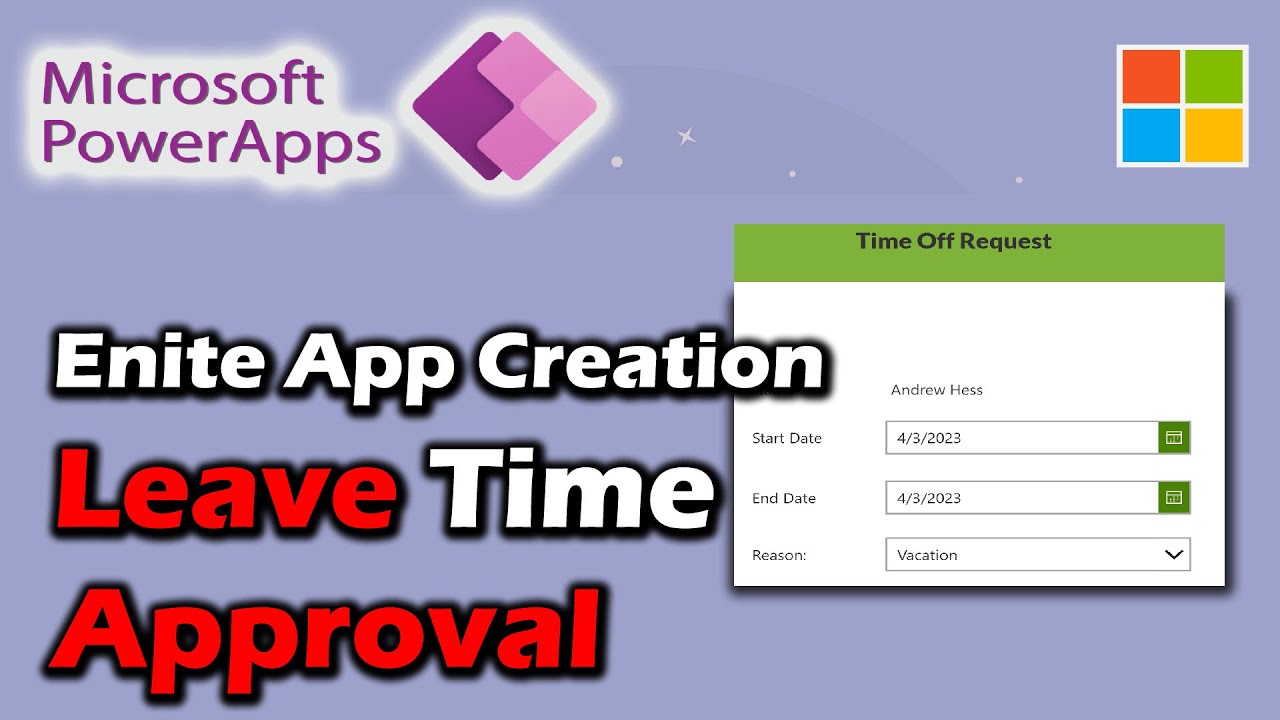 Выйдите из приложения Time-Off менее чем за 30 минут с помощью Teams / Power Automate / Power Apps