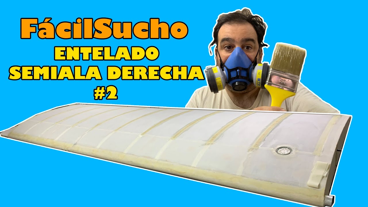Entelando la semiala Derecha #2 - F&aacute;cil MS 1/3 Avi&oacute;n Experimental Argentino