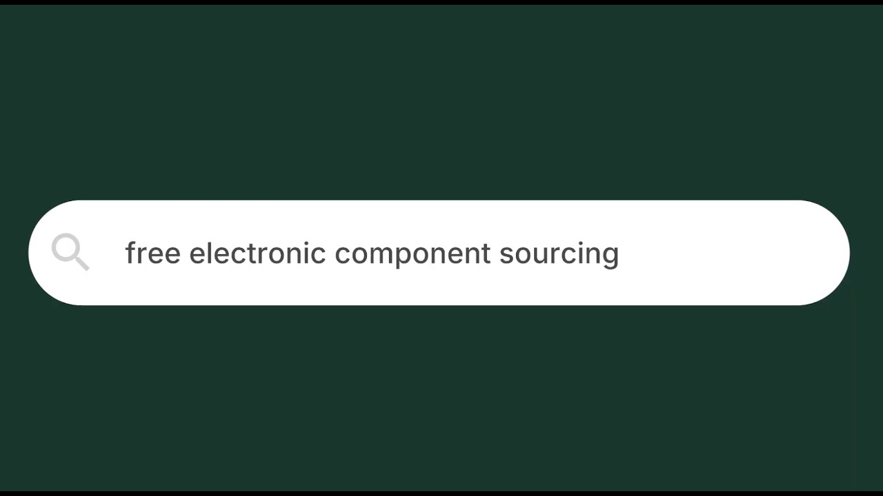 Free Electronic Component Sourcing