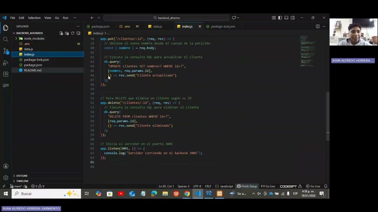 conexion a la base de datos- metodos de construccion