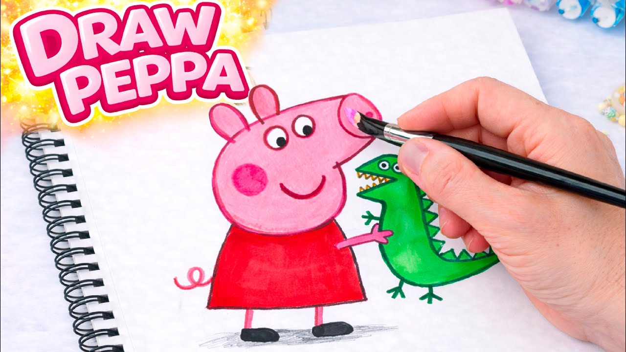 How to Draw Peppa Pig | Easy Step by Step Drawing for Kids