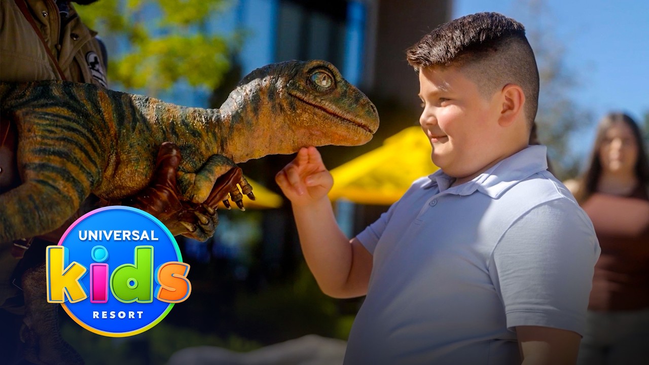 Inside Jurassic World Adventure Camp and SpongeBob SquarePants Bikini Bottom