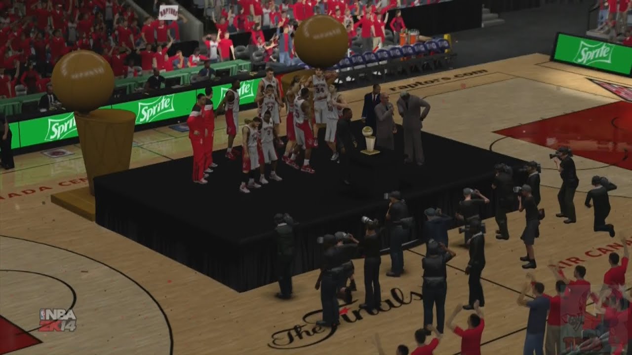 NBA 2K14 - Toronto Raptors NBA Finals Introduction & Championship Celebration
