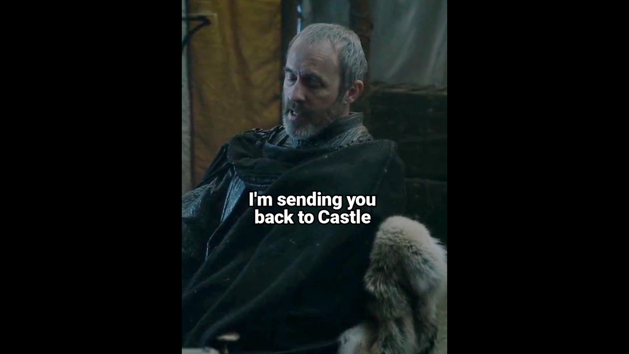Stannis send back Ser Davos to Castle Black. #shorts #shortvideo #gameofthrones