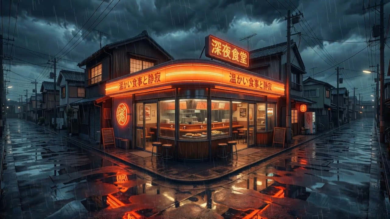 Night, Rain & You 🌧️ | Tranquil Lofi / Music ⛈️ Cloudy Mist Vibes | Silent Thinking Tone&rsquo;s