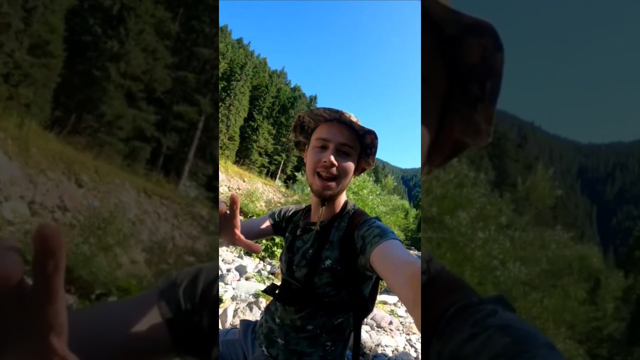 Pesca in torrente mi ferma un pescatore molto particolare!