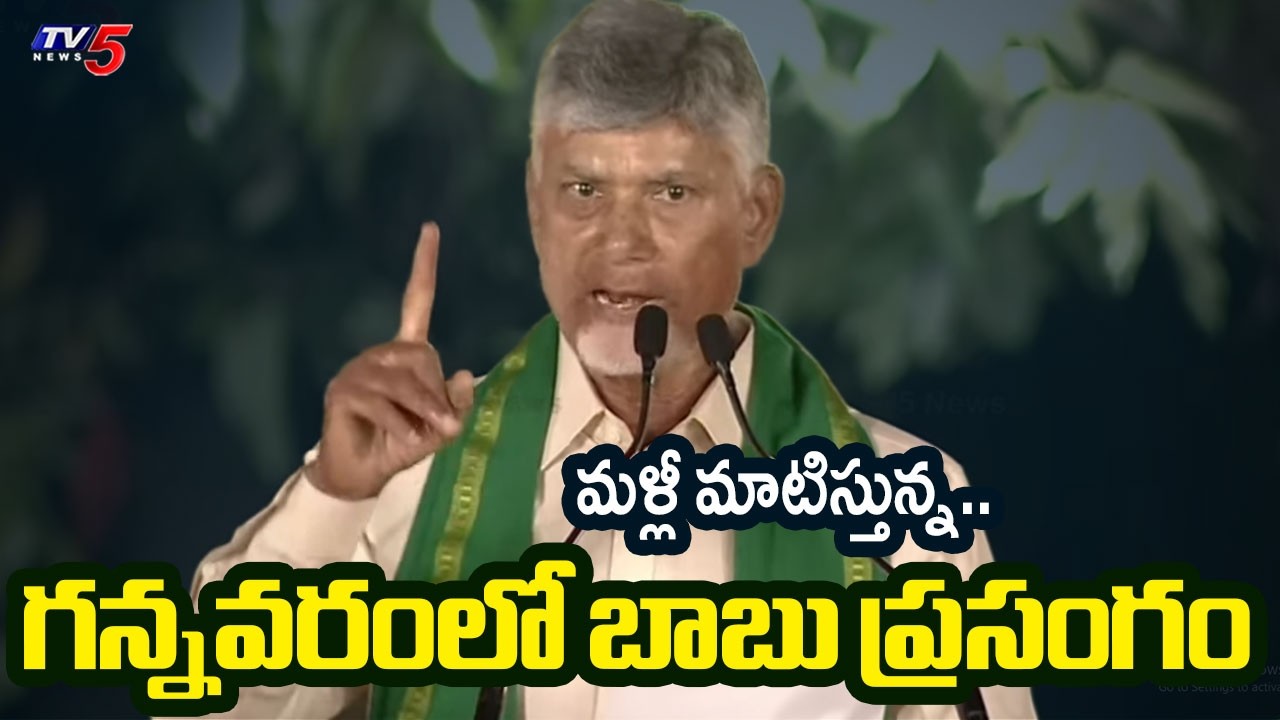 CM Chandrababu Naidu SPEECH in 
