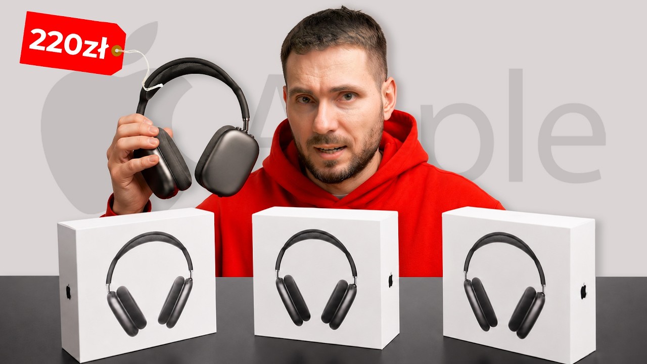 Kupiłem trzy uszkodzone Airpods'y Max..