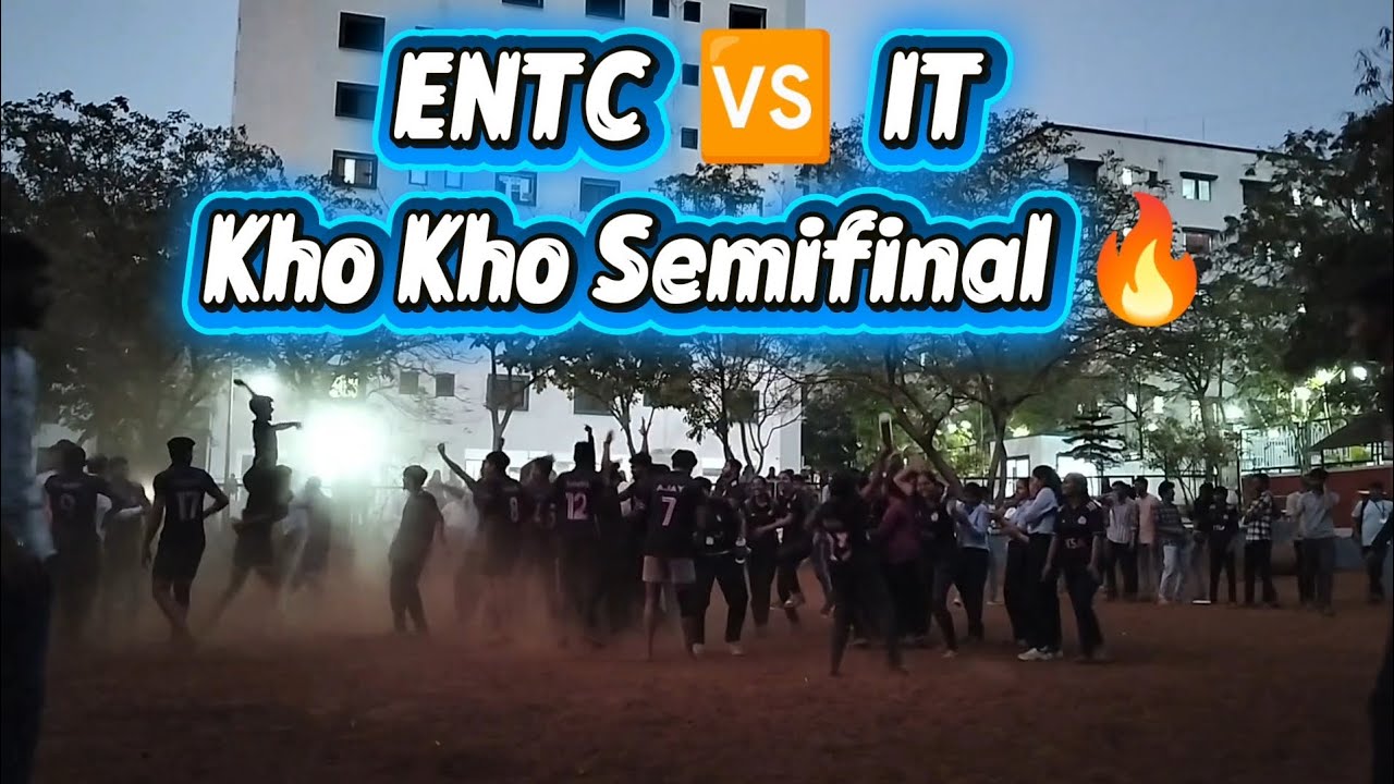 ENTC🖤 vs IT🤍 | Kho Kho Semifinal Showdown | JSPM BSIOTR WAGHOLI (2026)