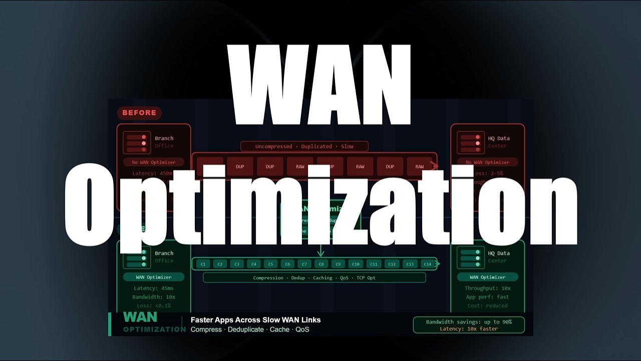 WAN Optimization #WAN #optimization #routing #networkengineer #ccna #ccnp