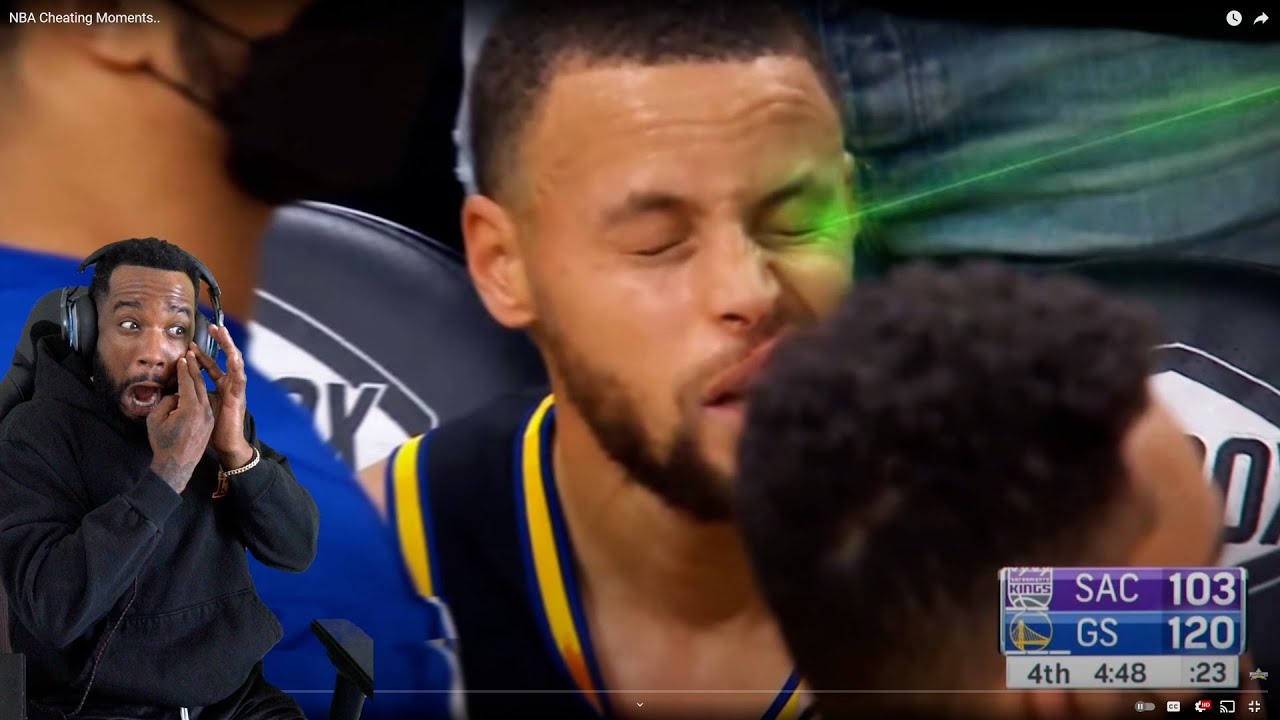 NBA Cheating MOMENTS! LAZER TO CURRY'S EYE!