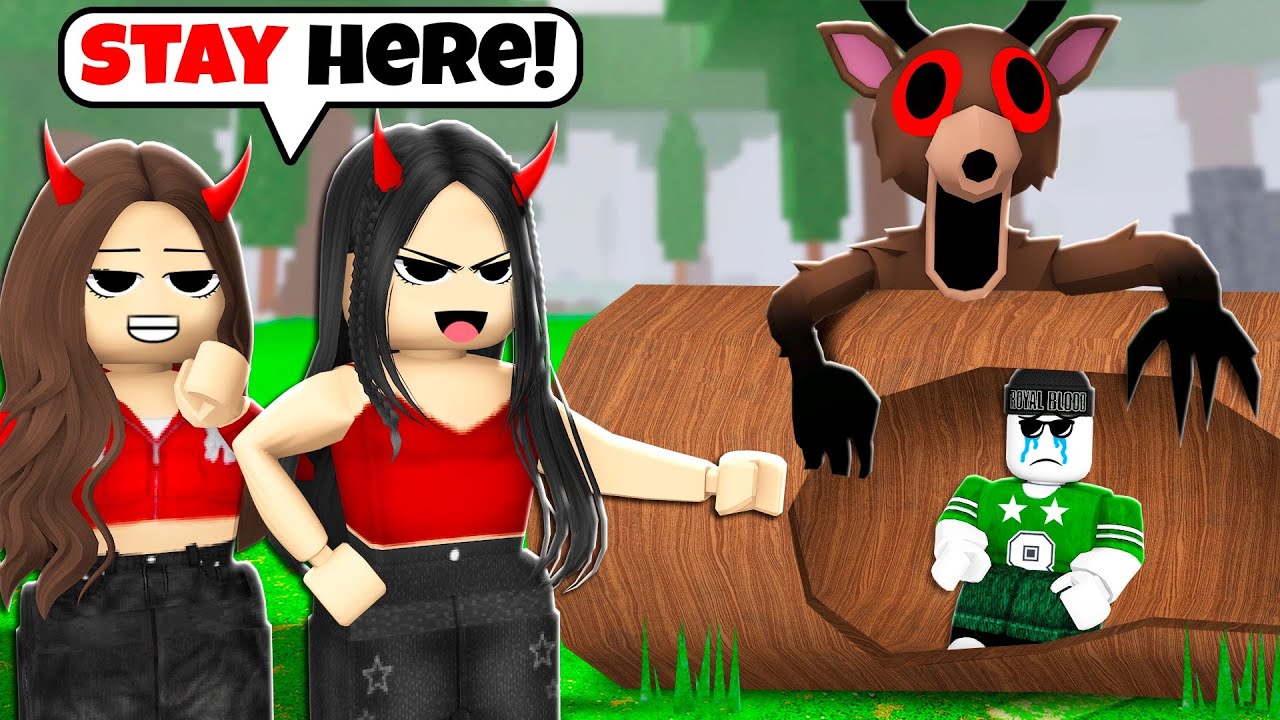 SCARY Girls Make Me Survive In a LOG.. So I Got REVENGE! (99 Nights In The Forest)