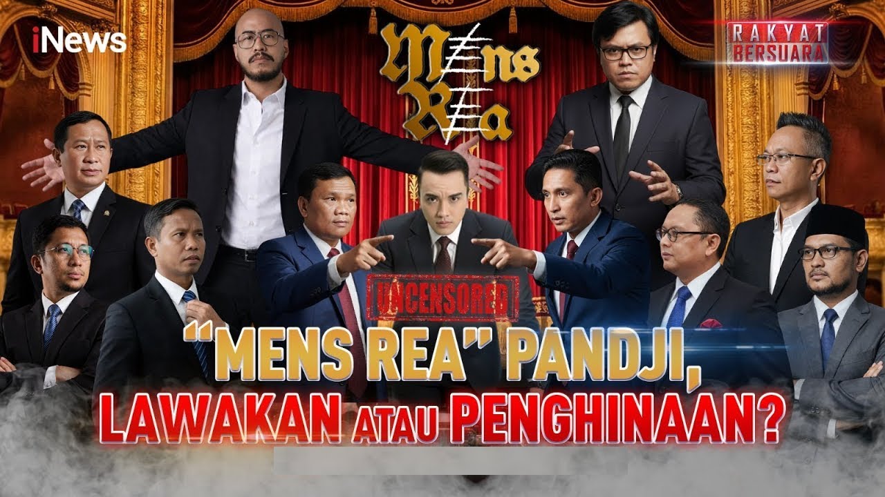 🔴UNCENSORED MENS REA PANDJI, LAWAKAN ATAU PENGHINAAN? | RAKYAT BERSUARA