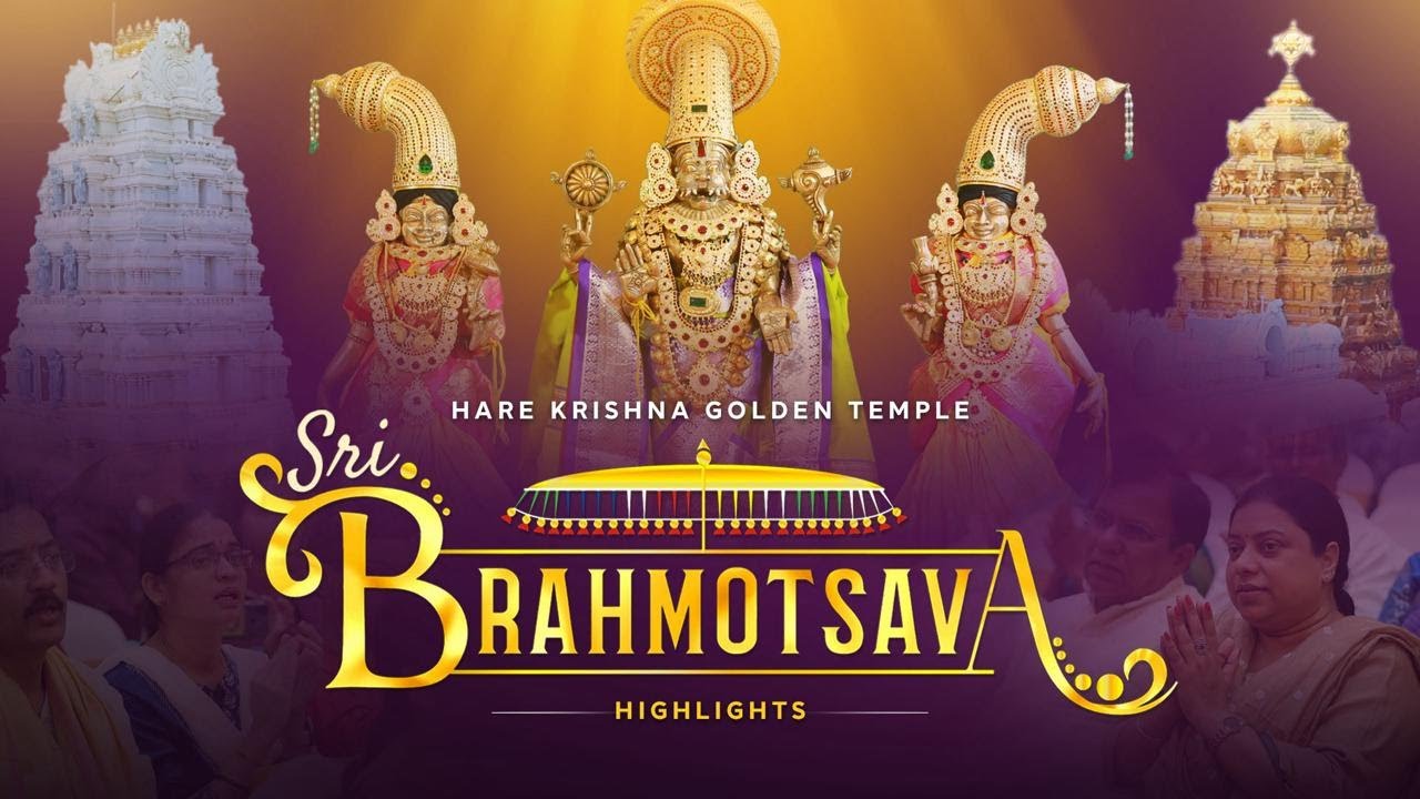 Mind-Blowing Brahmotsava Celebration at Hare Krishna Golden Temple | Mega Highlights
