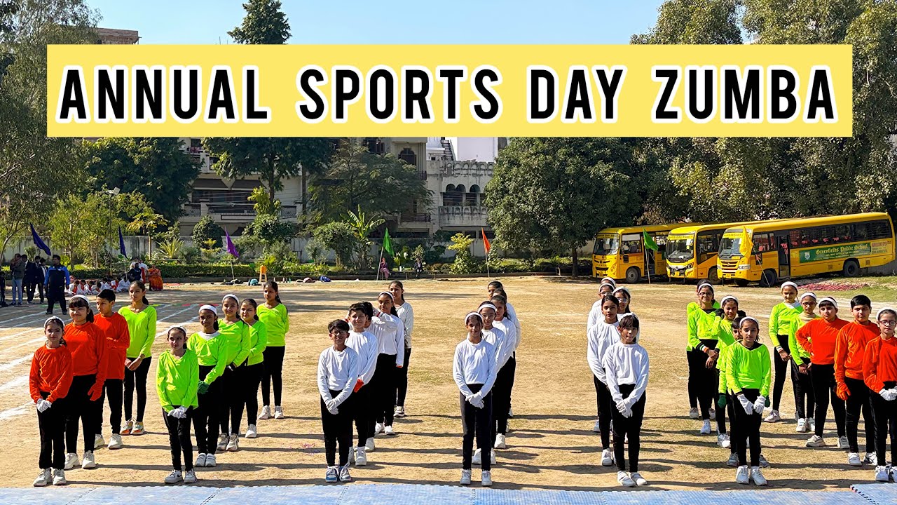 Zumba | Annual Sports Day | Greenfields Public School #dancefitness #workout