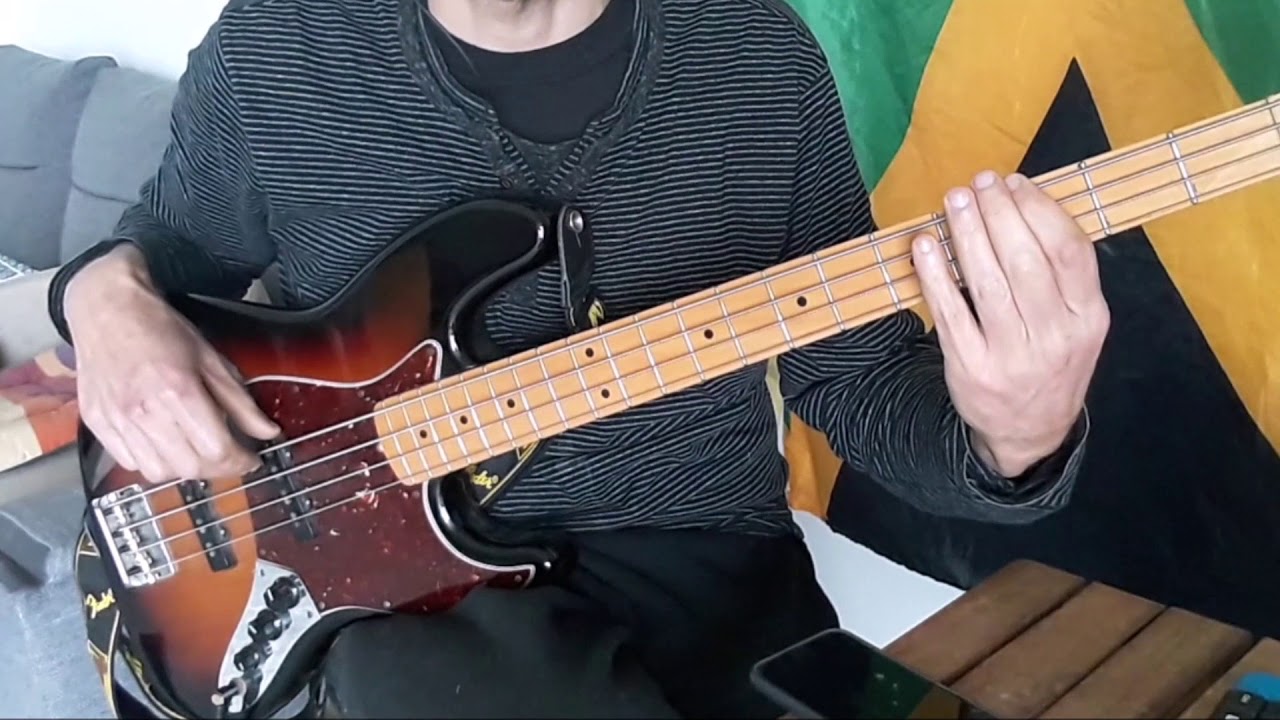 Running Away - Bob Marley (Bass cover HD)👇BASS TAB👇