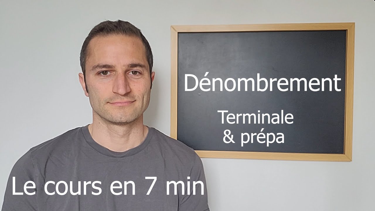 Dénombrement : Cours complet en 7min  #Terminale spé maths