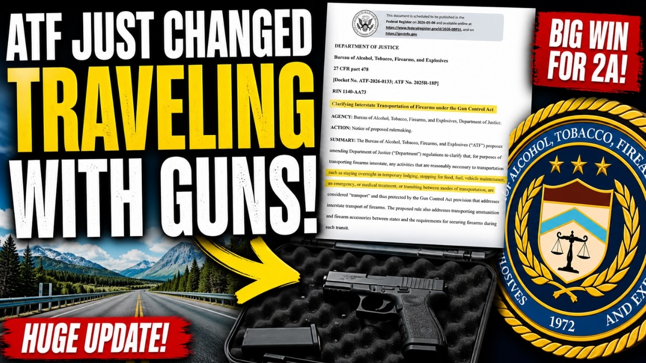 (New Rule 1/34) BREAKING: ATF Walks Back Major Gun Travel Restrictions